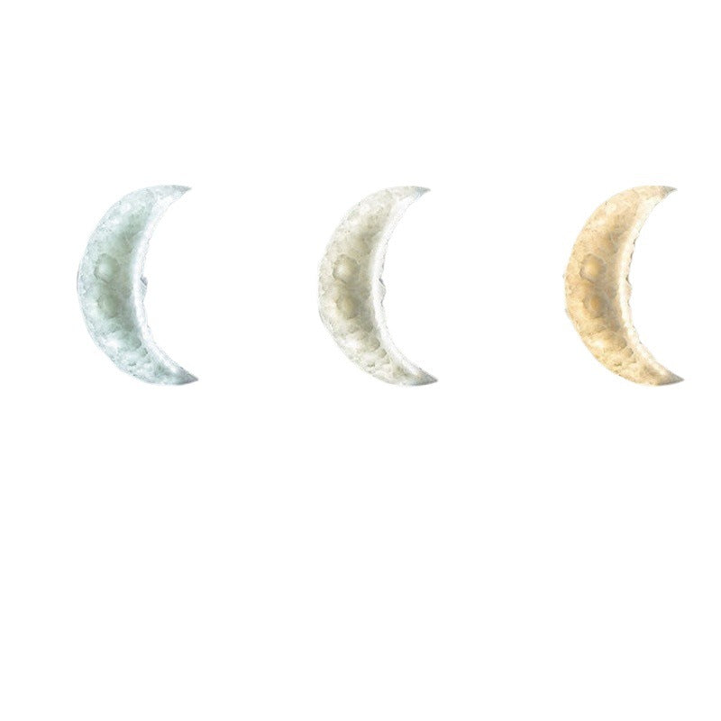 Moon Round Resin Bedroom Wall Lamp