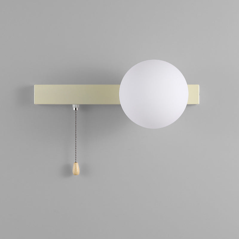 Rectangular Spherical Round Iron Wall Lamp