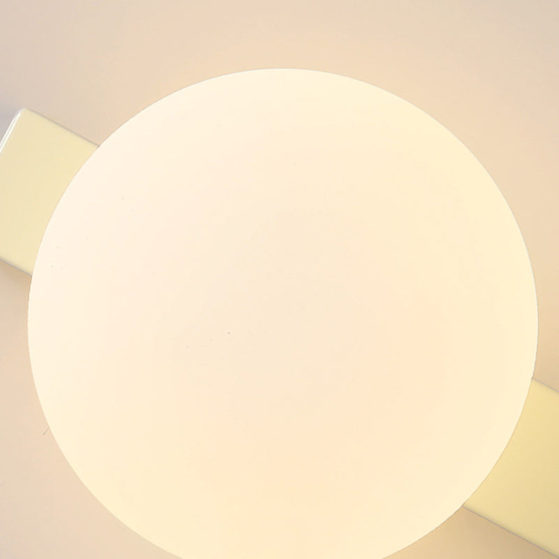 Rectangular Spherical Round Iron Wall Lamp