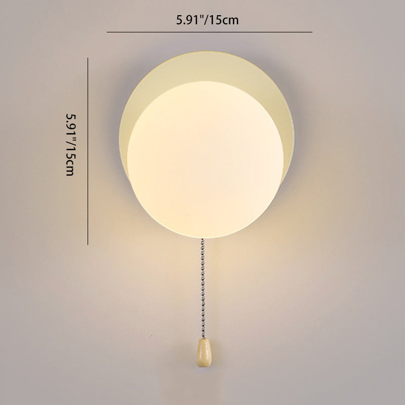 Rectangular Spherical Round Iron Wall Lamp