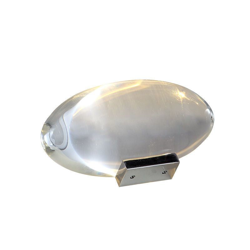 Spherical Oval Iron Crystal Table Lamp