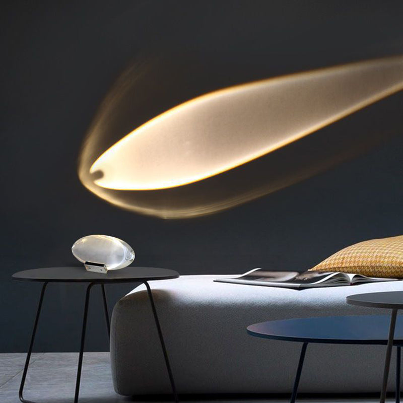 Spherical Oval Iron Crystal Table Lamp