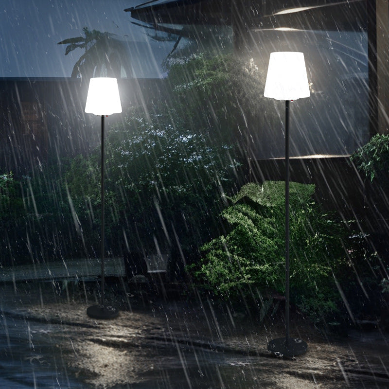 Modern Minimalist Outdoor Round Floor Lamp