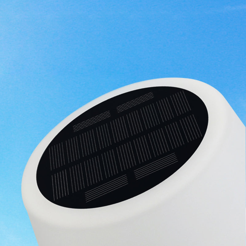 Modern Minimalist Outdoor Round Floor Lamp