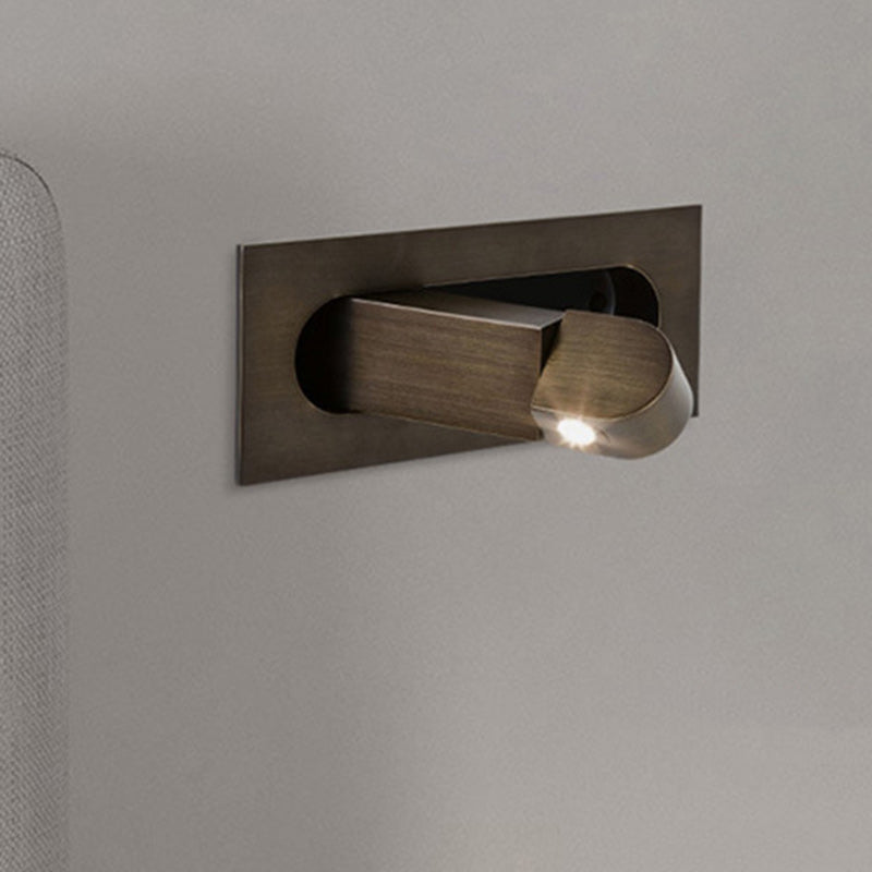 Rectangular Cylindrical Steel Aluminum Wall Lamp