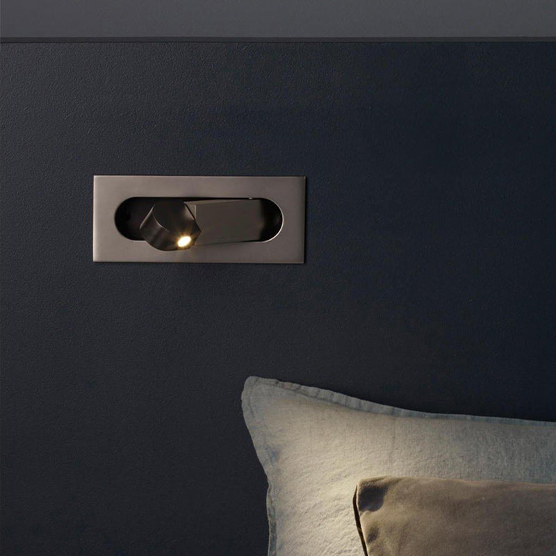 Rectangular Cylindrical Steel Aluminum Wall Lamp