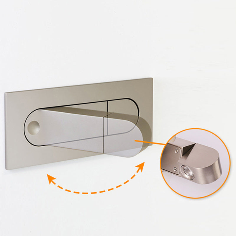 Rectangular Cylindrical Steel Aluminum Wall Lamp