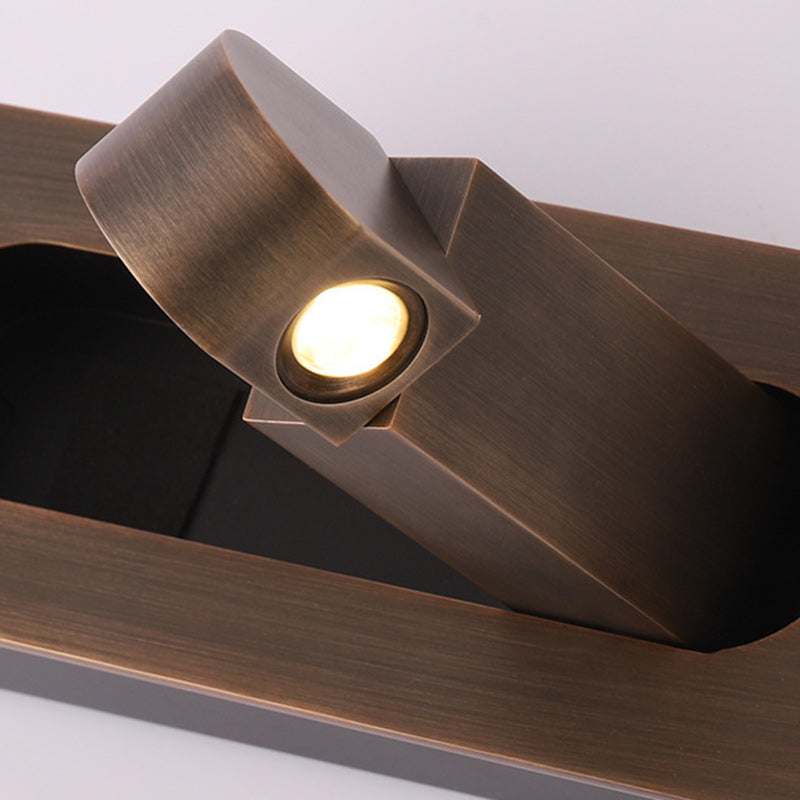 Rectangular Cylindrical Steel Aluminum Wall Lamp