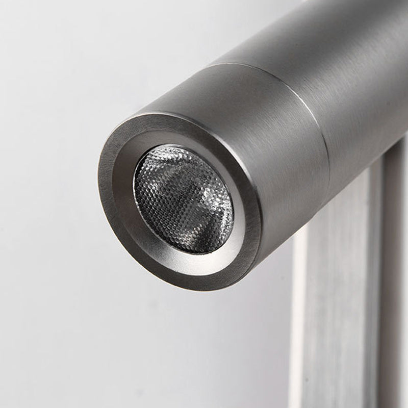 Cylindrical Rectangular Acrylic Aluminum Wall Lamp