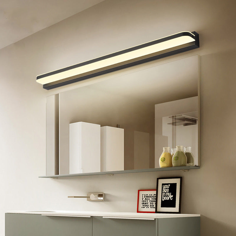 Rectangular Iron Acrylic Vanity Wall Lamp