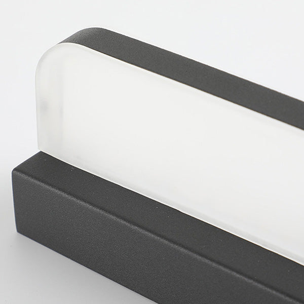 Rectangular Iron Acrylic Vanity Wall Lamp