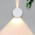 Round Aluminum Glass Patio Outdoor Light