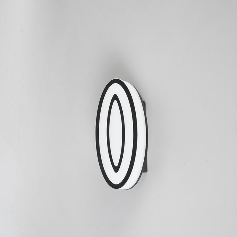 Oval Leaf Aluminum Garden Outdoor Light
