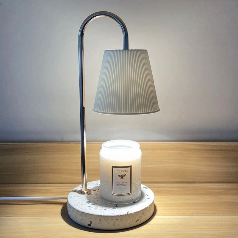 Round Curved Rod Terrazzo Table Lamp