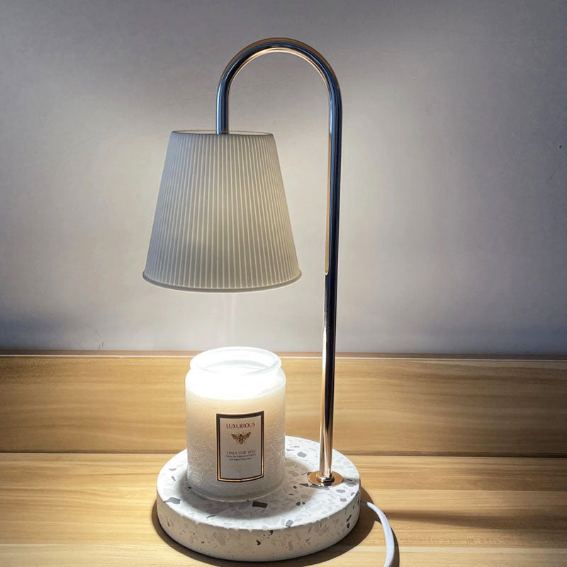 Round Curved Rod Terrazzo Table Lamp