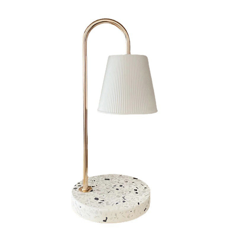 Round Curved Rod Terrazzo Table Lamp
