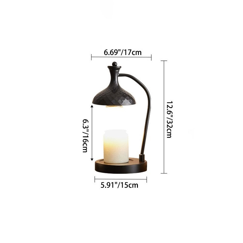 Round Horn Shape Solid Table Lamp