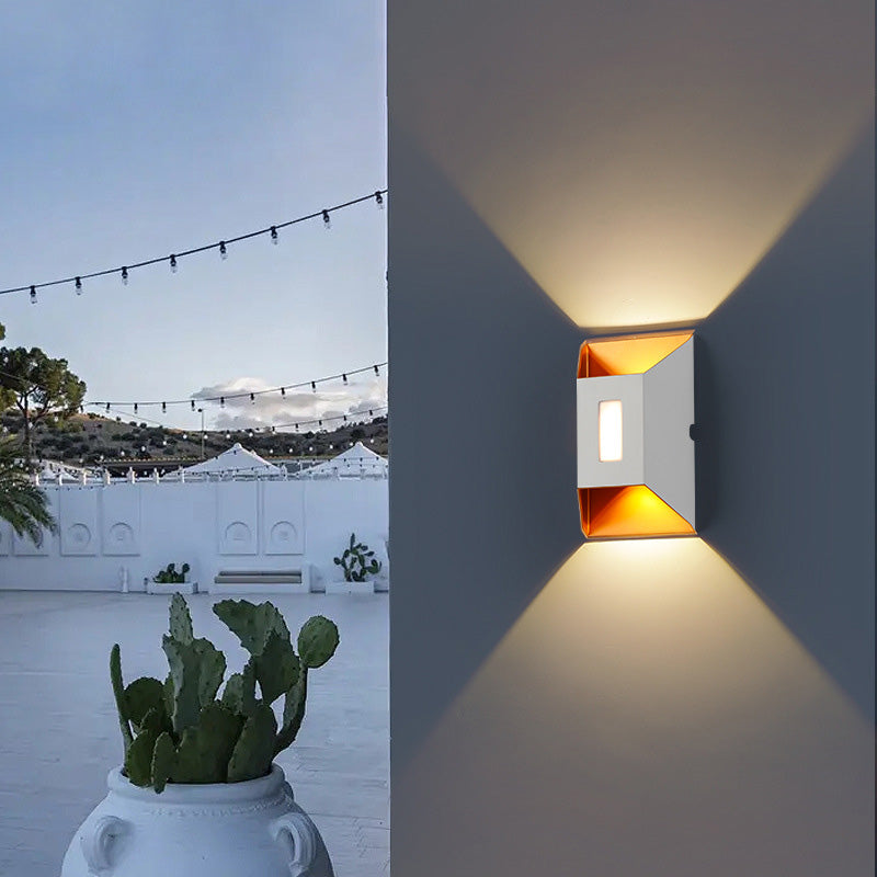 Rectangular Trapezoidal Aluminum Patio Outdoor Light