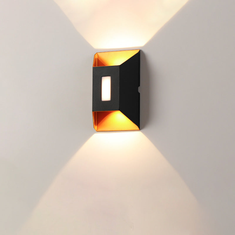 Rectangular Trapezoidal Aluminum Patio Outdoor Light