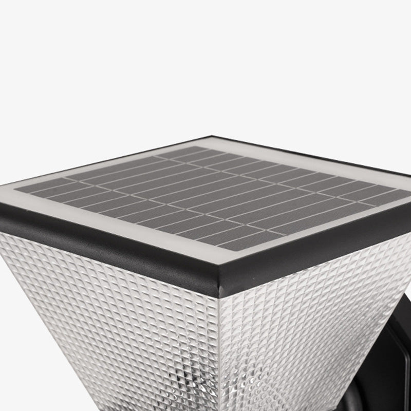 Square Round Aluminum PC Outdoor Light