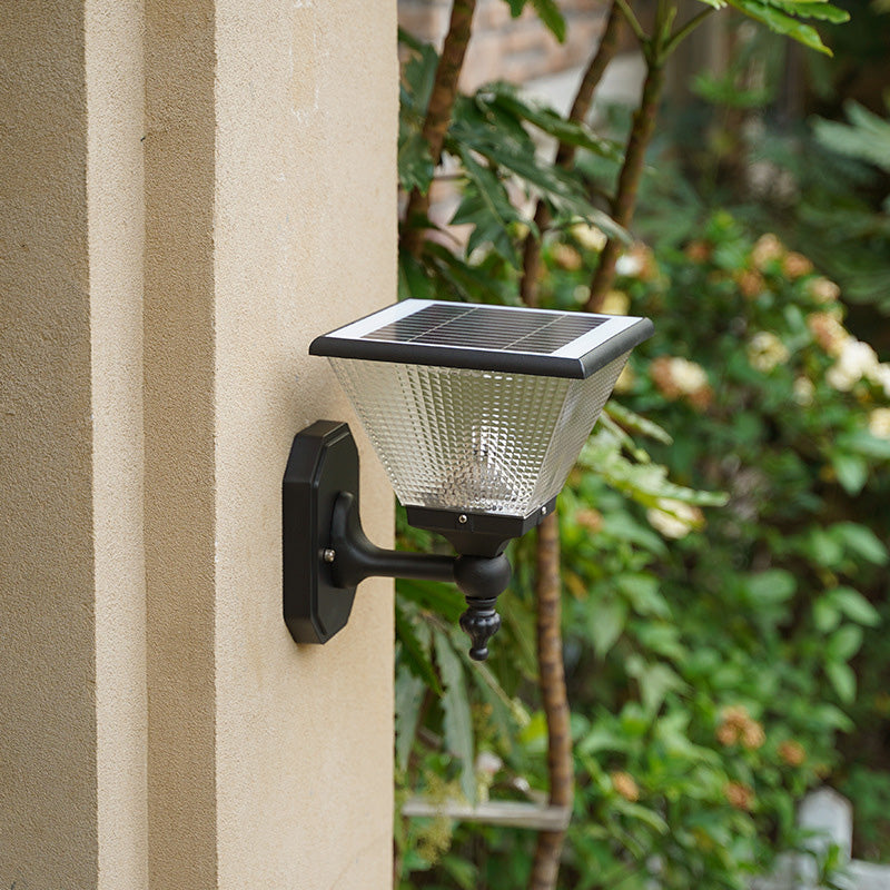 Square Round Aluminum PC Outdoor Light