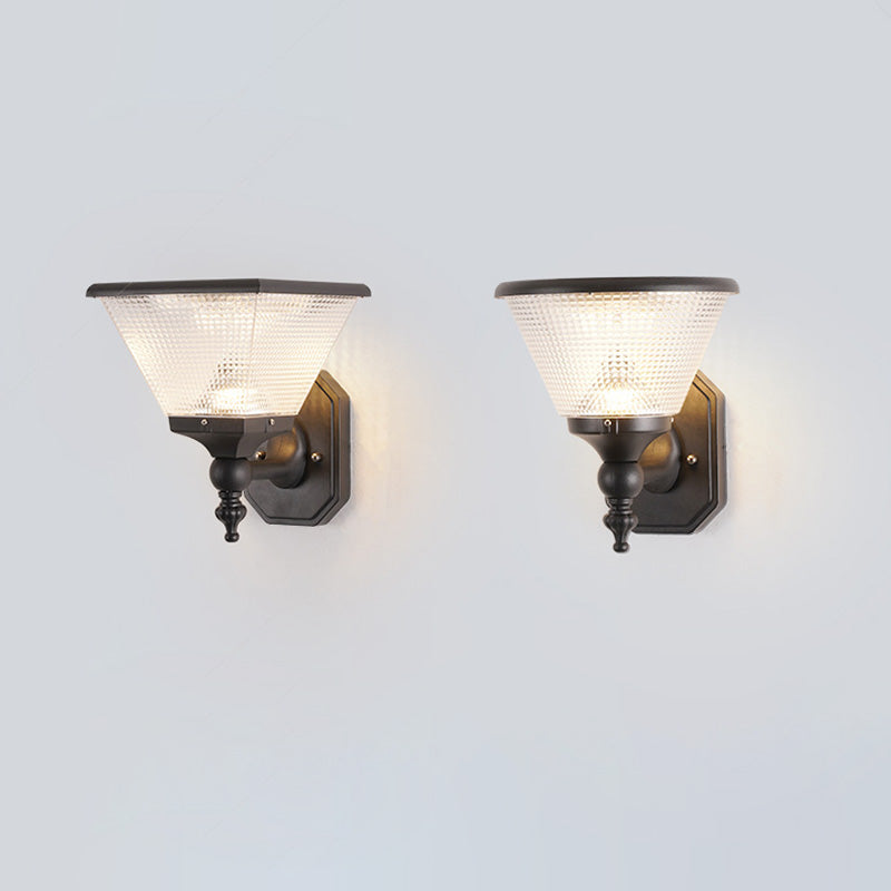 Square Round Aluminum PC Outdoor Light