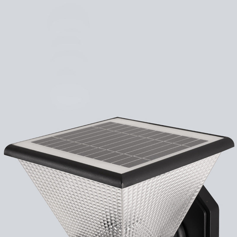 Square Round Aluminum PC Outdoor Light