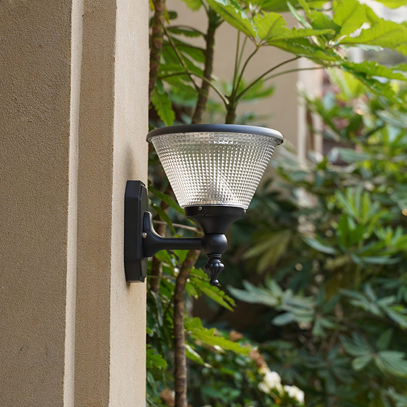 Square Round Aluminum PC Outdoor Light