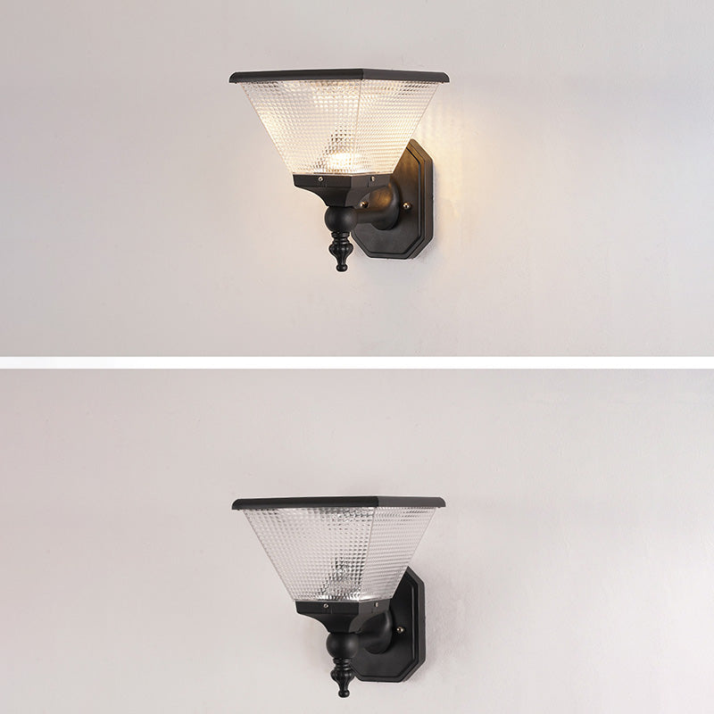Square Round Aluminum PC Outdoor Light