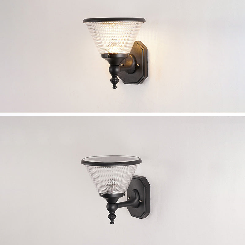 Square Round Aluminum PC Outdoor Light