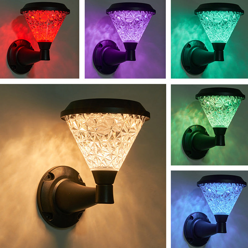 Square Round PC Patio Outdoor Light