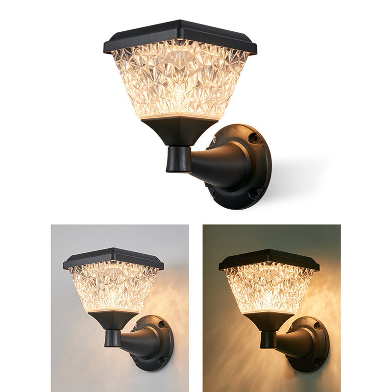 Square Round PC Patio Outdoor Light