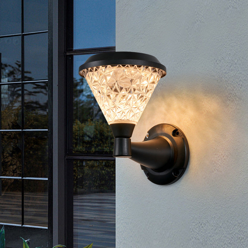 Square Round PC Patio Outdoor Light