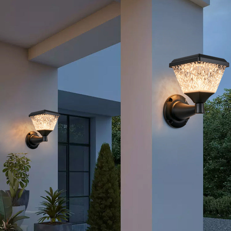 Square Round PC Patio Outdoor Light
