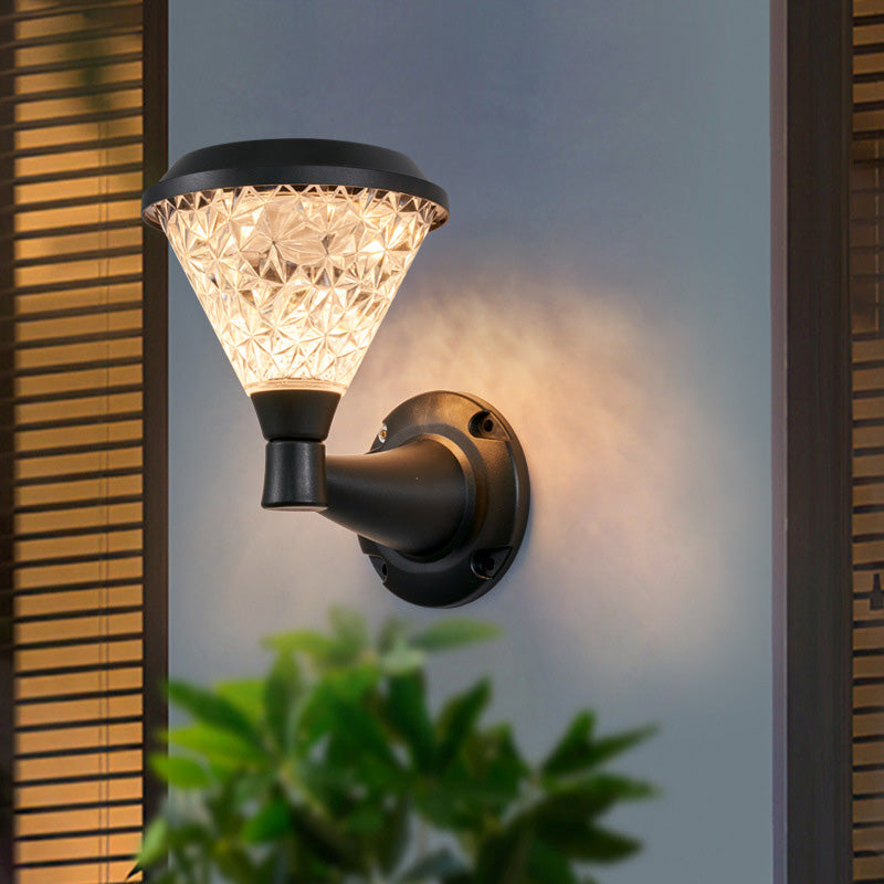 Square Round PC Patio Outdoor Light