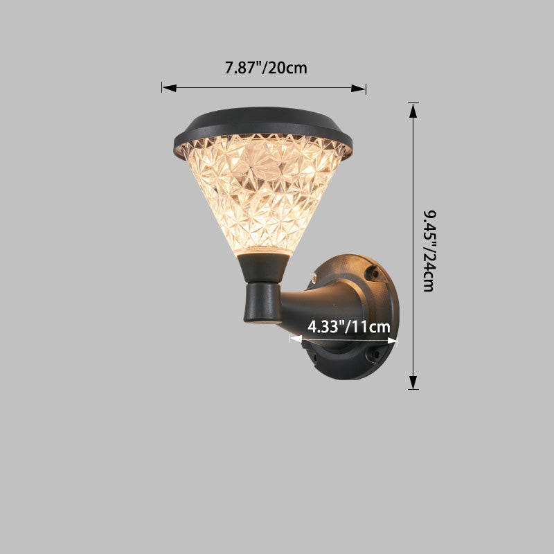Square Round PC Patio Outdoor Light