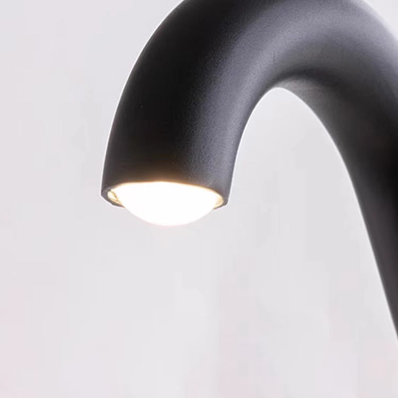 Cylindrical Curved Pole Aluminum Outdoor Light