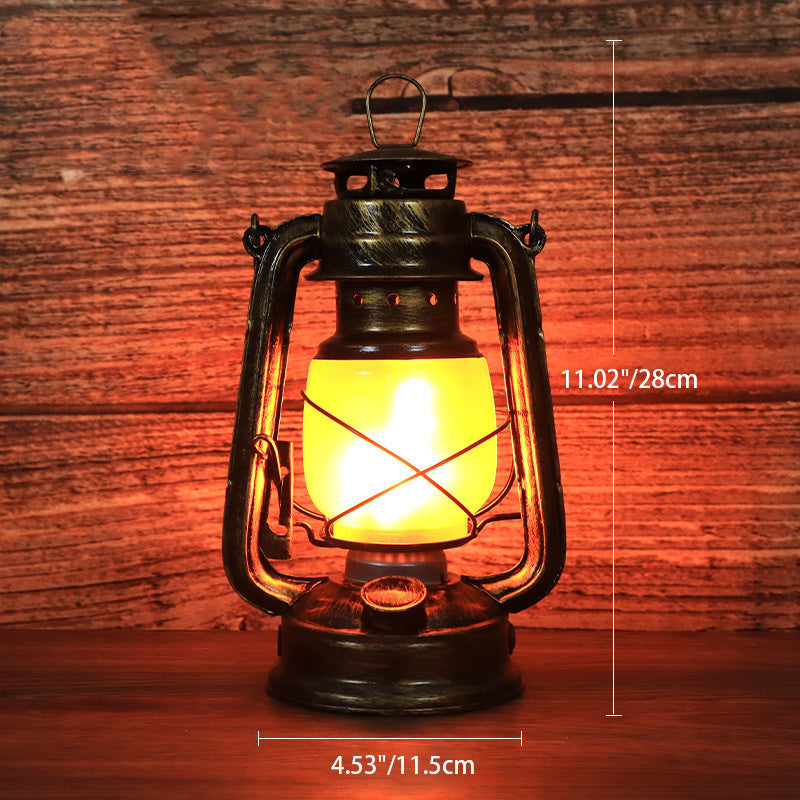 Round Horse Iron Acrylic Table Lamp