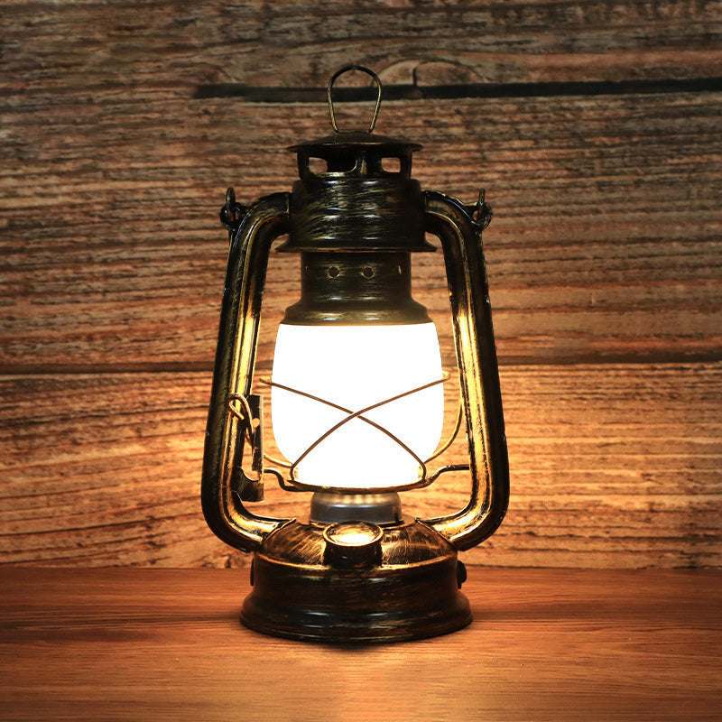 Round Horse Iron Acrylic Table Lamp