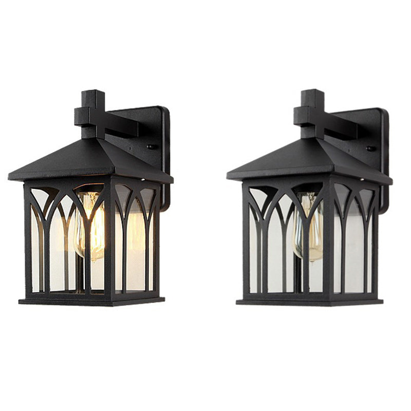 Rectangular House Shape Aluminum Outdoor Light