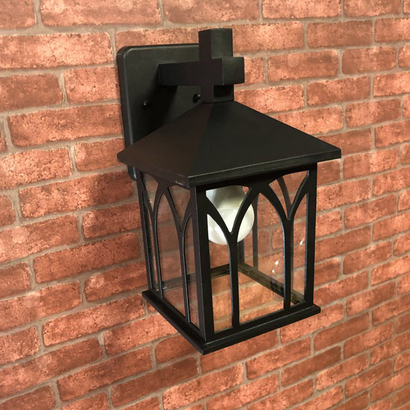 Rectangular House Shape Aluminum Outdoor Light