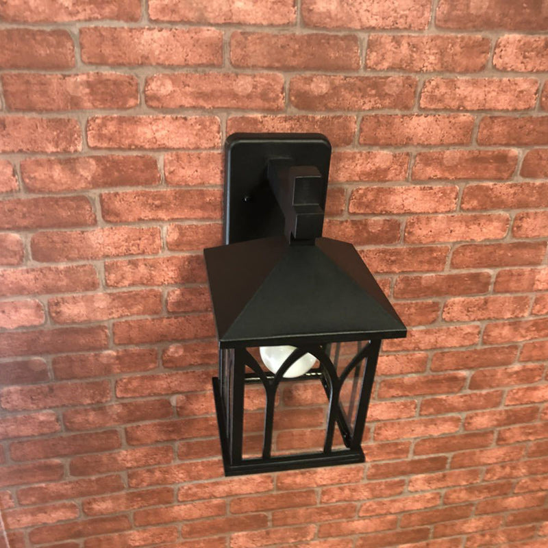 Rectangular House Shape Aluminum Outdoor Light