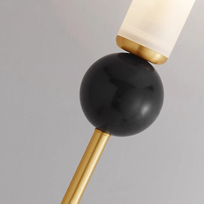 Cylinder Long Pole Copper Wall Lamp