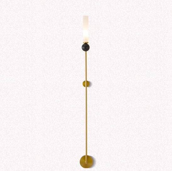 Cylinder Long Pole Copper Wall Lamp
