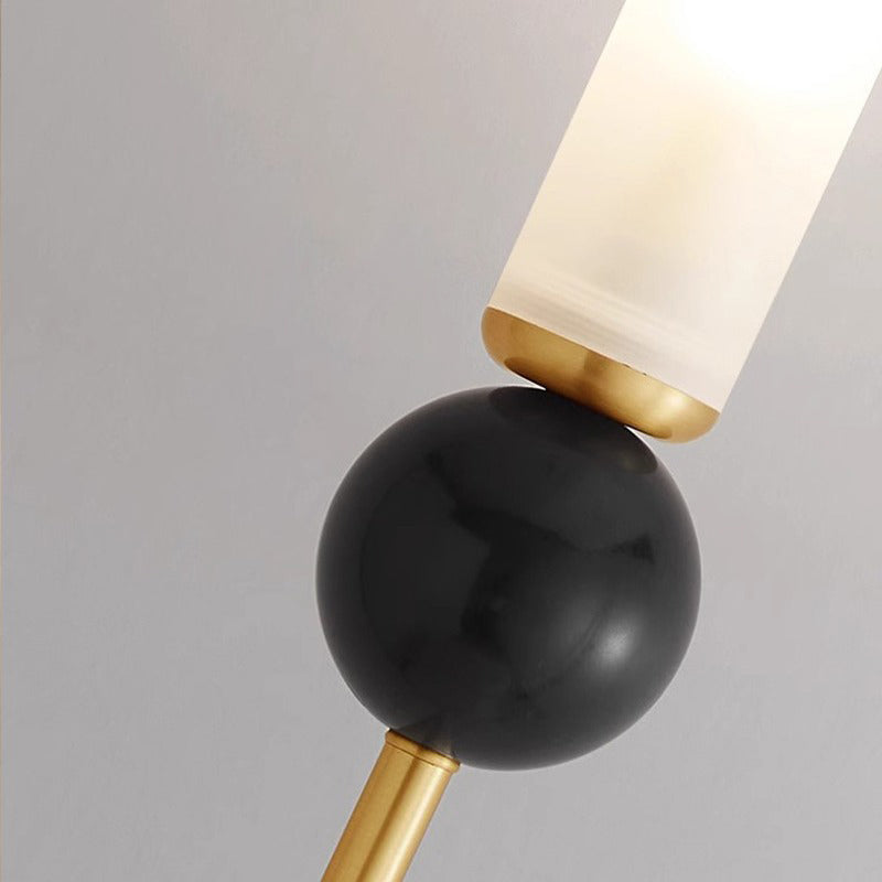 Cylinder Long Pole Copper Wall Lamp