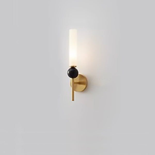 Cylinder Long Pole Copper Wall Lamp