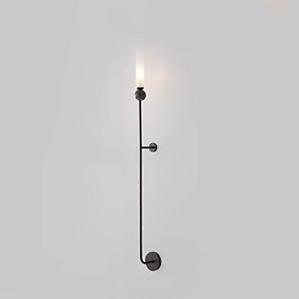 Cylinder Long Pole Copper Wall Lamp