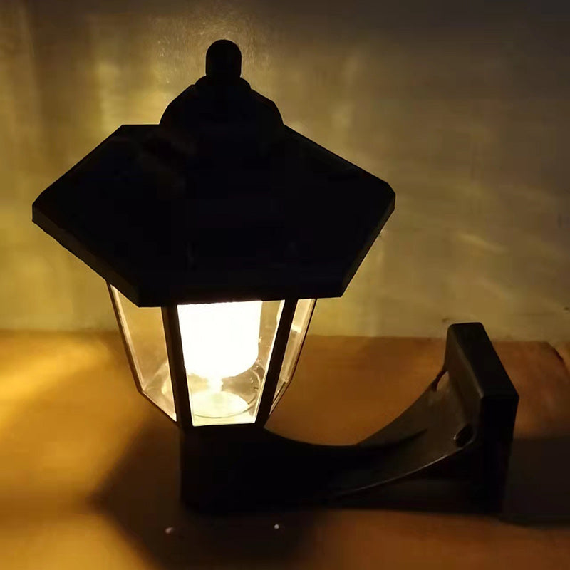 Hexagonal Plastic Patio Outdoor Light