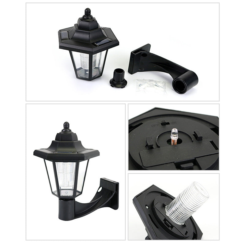 Hexagonal Plastic Patio Outdoor Light