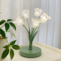 Tulip Iron Glass Living 5-Light Table Lamp